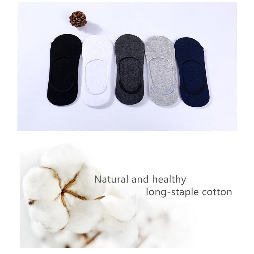 10Pairs Men Invisible Loafer Boat Ankle Low Cut Cotton Socks Shopee