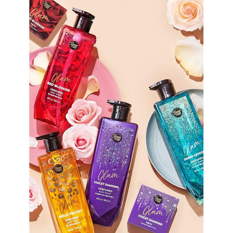Shower Mate Glam Perfume Body WashRed Blossom & Violet Diamond 800g