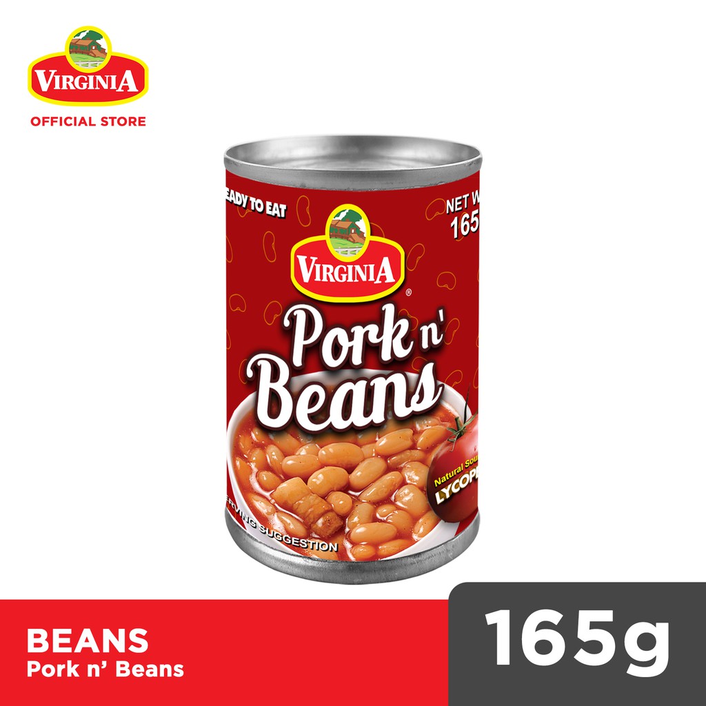 Virginia Pork and Beans 165g Shopee Philippines