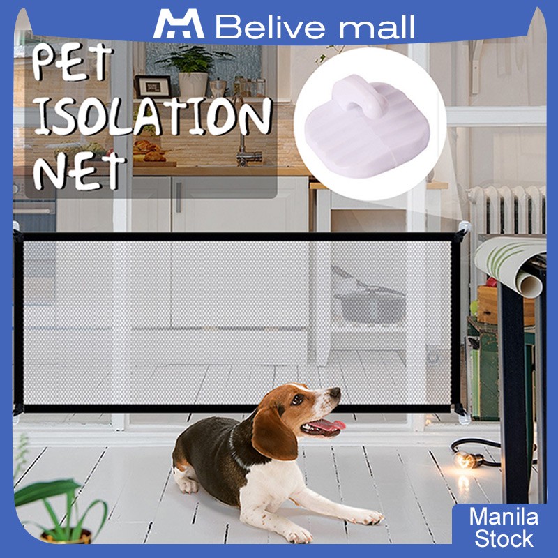 Dog Gate Ingenious Mesh Dog Fence For Indoor Outdoor Safe Pet Dog Gate