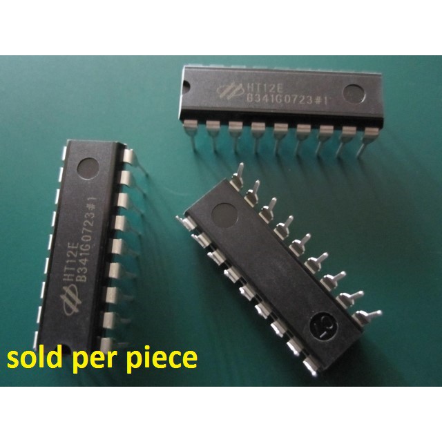 HT12E ENCODER HT12D DECODER DIP Holtek remote control IC Shopee