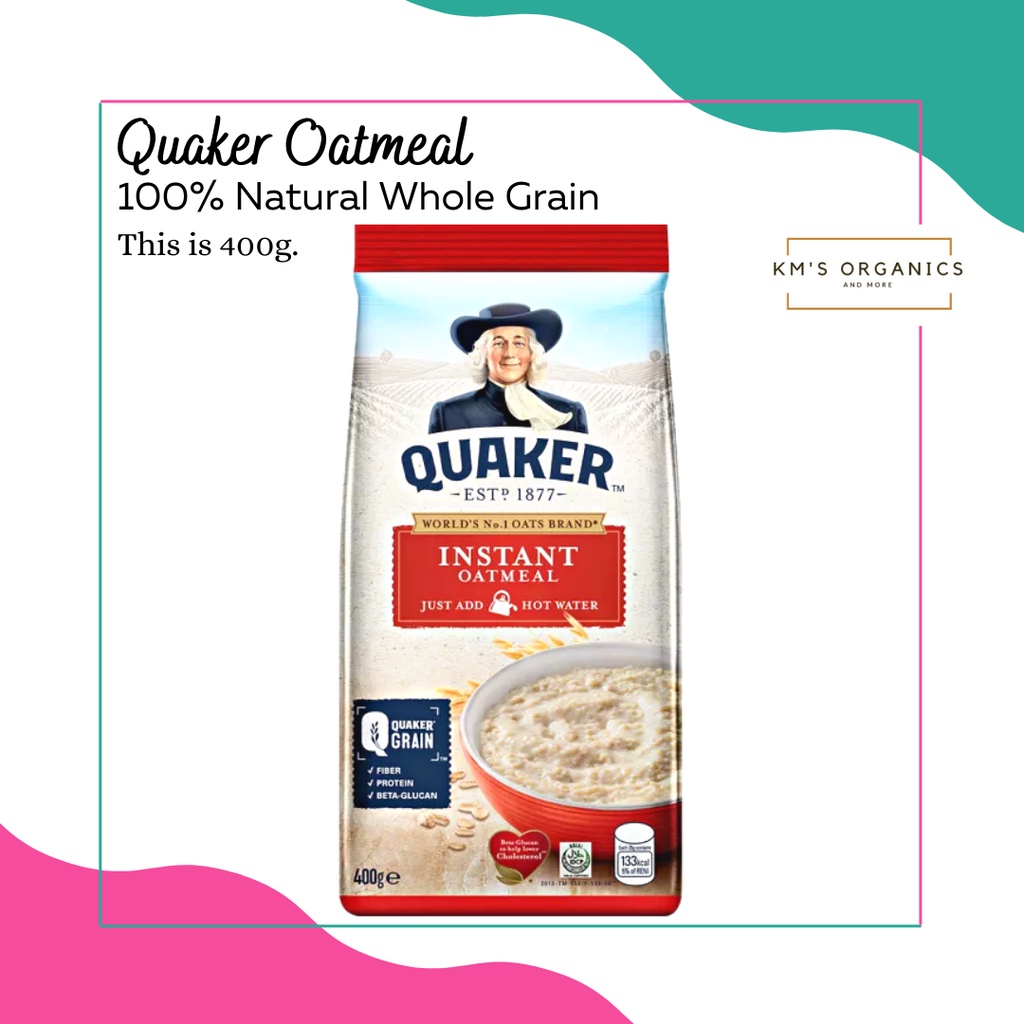 Quaker Oatmeal 400g (Red or Blue) Shopee Philippines