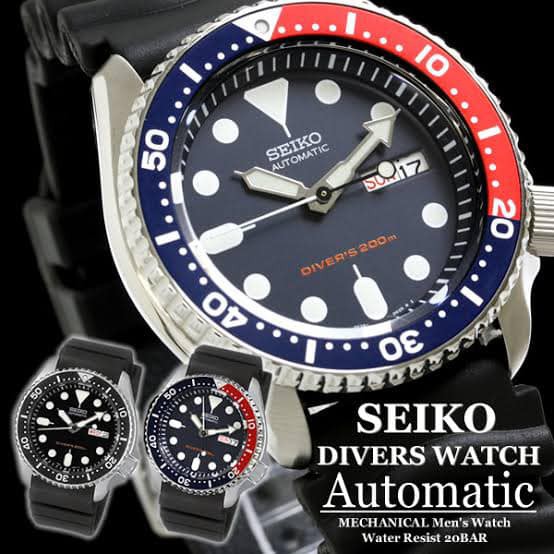Seiko scuba divers AUTOMATIC WATCH ( 100 MADE IN JAPAN ) Shopee