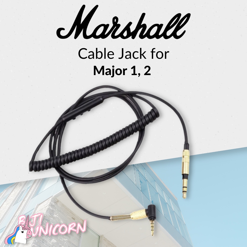 Marshall Major 1 2 3 I II III Monitor Jack Headphone Cable Microphone