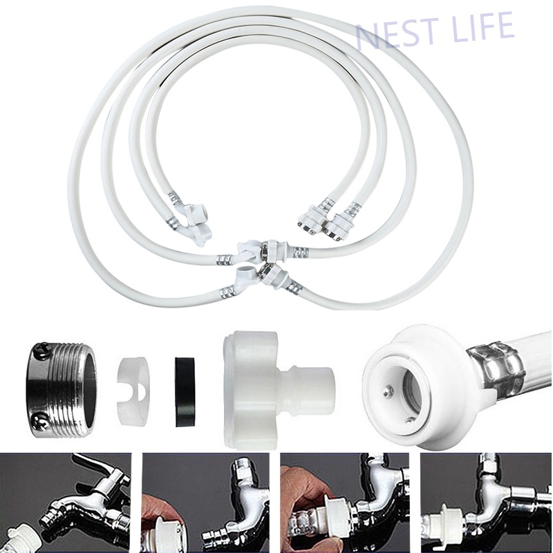 Washing Machine Dishwasher Inlet Pipe Water Feed Fill Hose Cold Fill