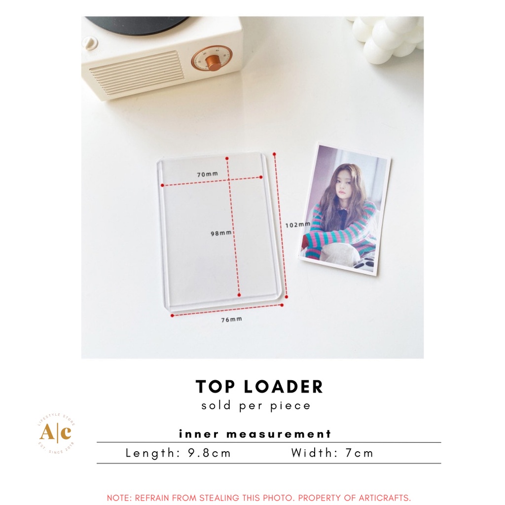 35PT Toploader Thick Card Case Photocard Protector Inner Sleeves 5PCS Clear Pokemon Game Card