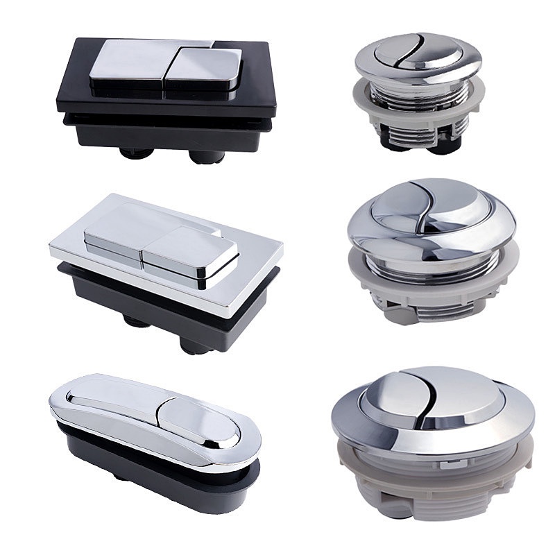 Vintage closestool water tank Dual Press Rod Push button Various round