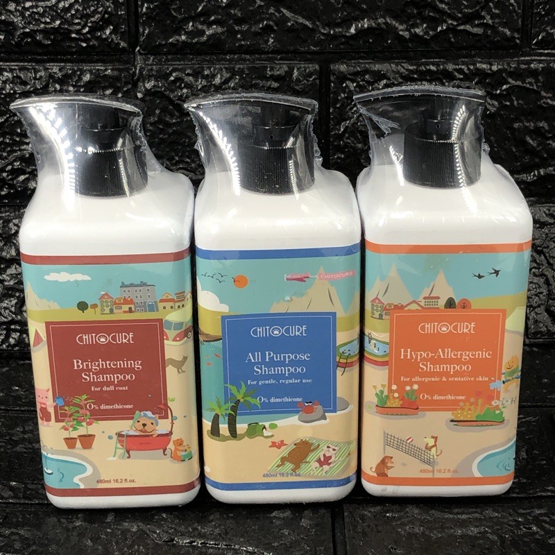 chitocure dog and cat shampoo/shampoo kucing/shampoo anjing/shampoo pet