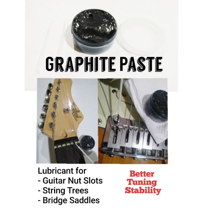 Guitar Graphite Paste Guitar Nut, Bridge, Saddle Lubricant for Electric