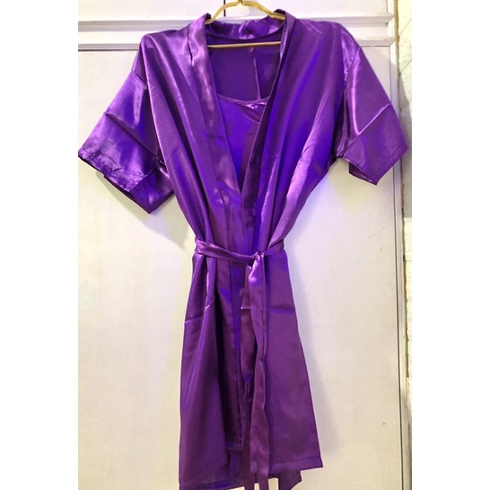 SILK BRIDAL ROBE SET Shopee Philippines
