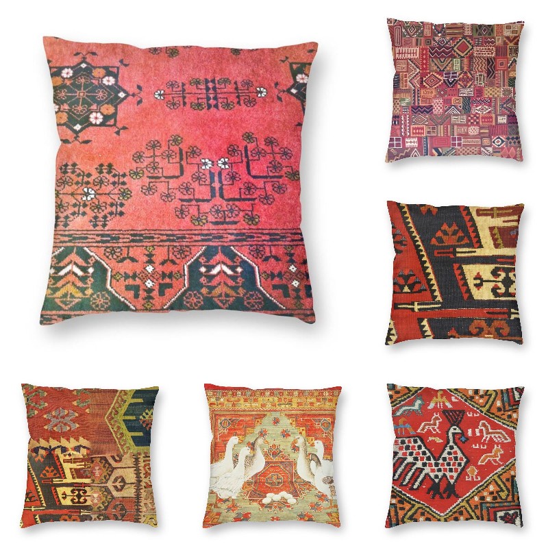Luxury Boho Kilim Persian Carpet Cushion Covers Bohemia Arabian Rug
