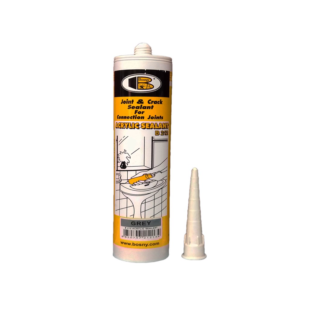 BOSNY acrylic sealant B212 joint & crack sealant GREY COLOR Shopee Philippines