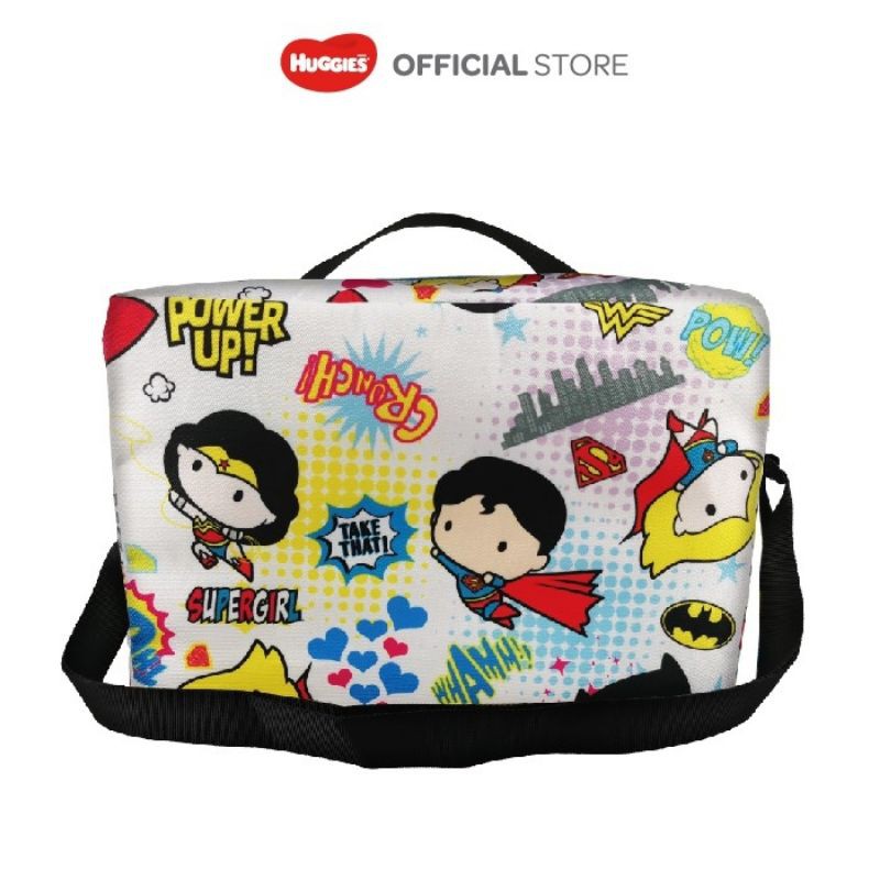 HUGGIES Justice League Superhero Diaper Bag with String Shopee