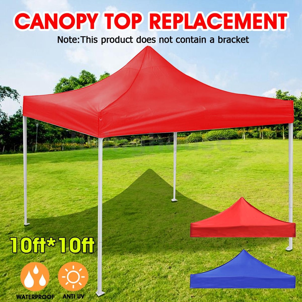 3x3m Gazebo Top Cover Canopy Replacement Roof Sun Waterproof Garden Patio(bracket not included