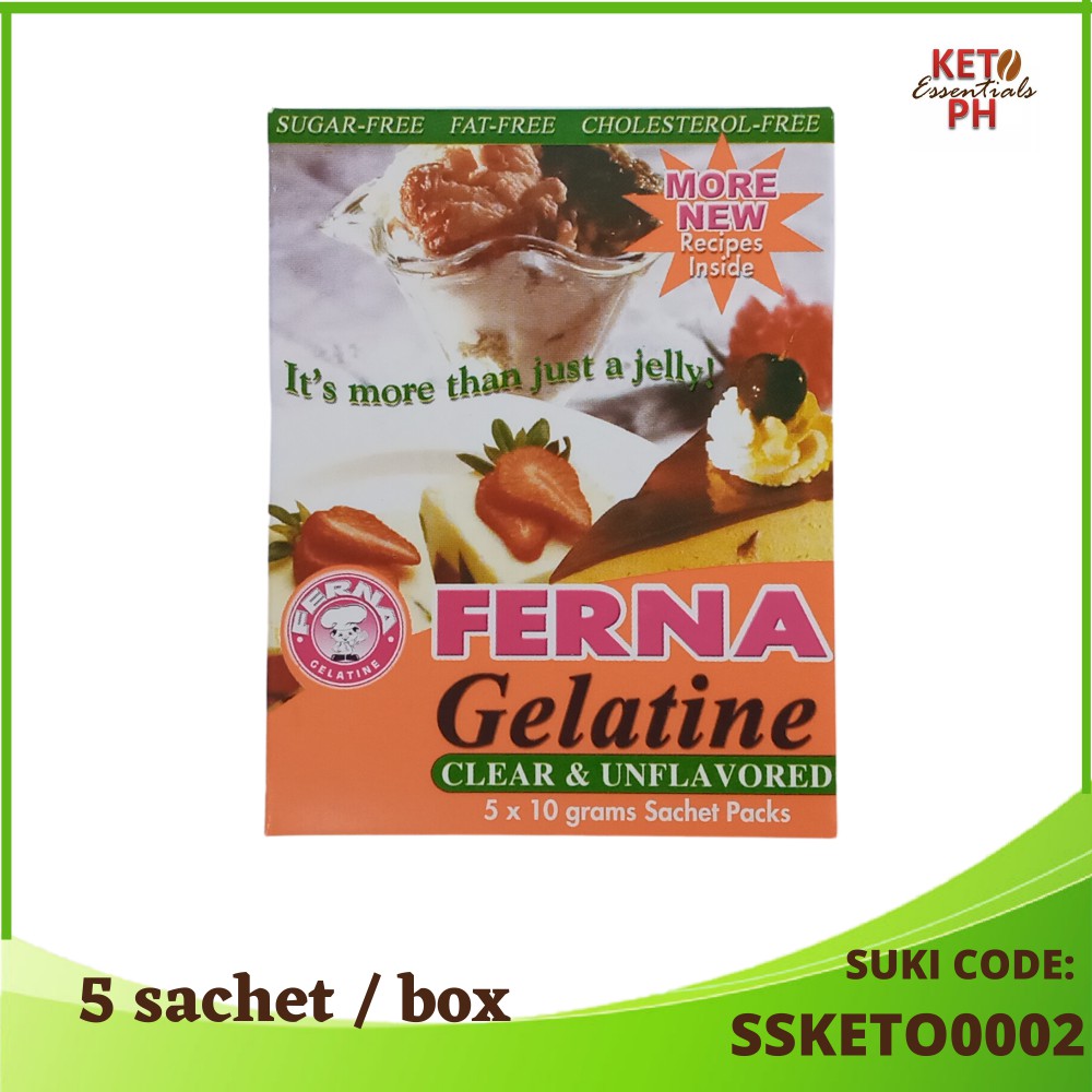Ferna Gelatine unflavored Keto Friendly Shopee Philippines