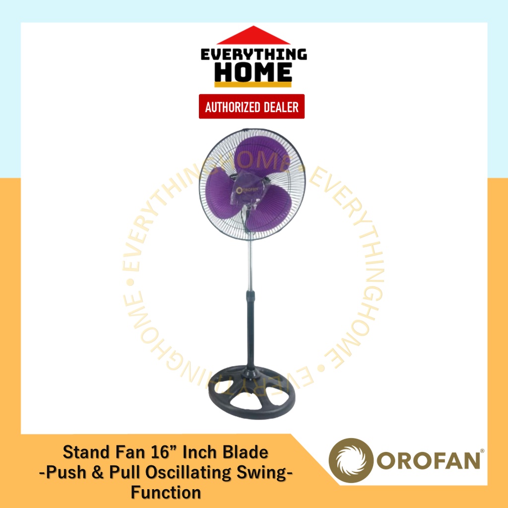 Orofan Electric Fan 16" Stand Fan / OSF16(EG1) Shopee Philippines