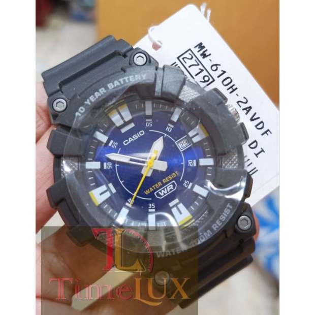 CASIO MW 610H 2A RUBBER WATER RESISTANT Shopee Philippines
