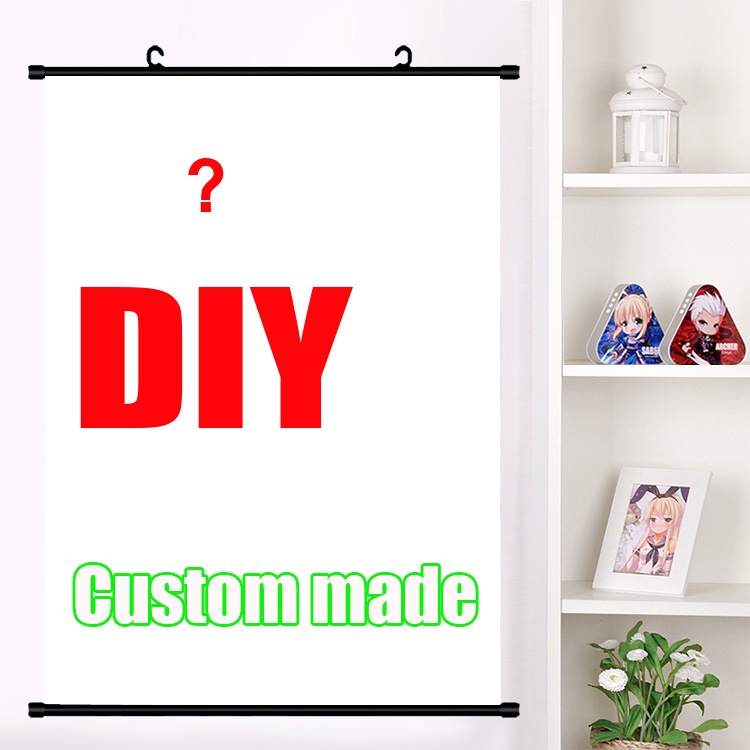 Your Picture Favorite Photo DIY custom made Anime Wall Scroll Mural Poster Shopee Philippines