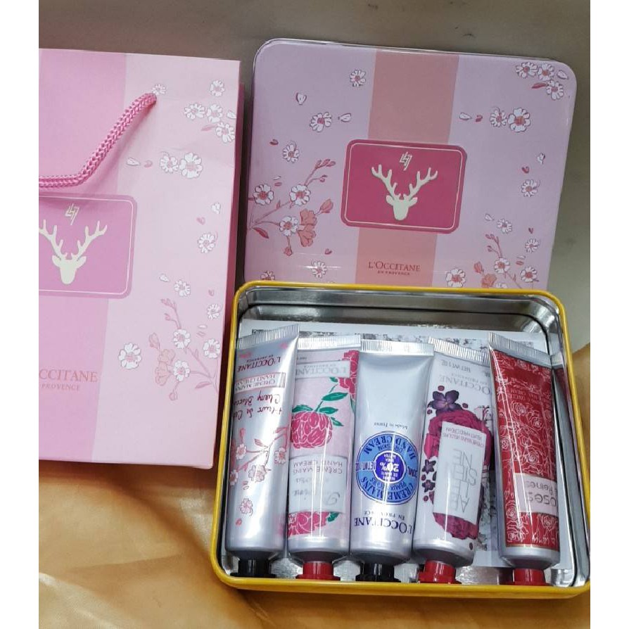 L'occitane en Provence Collection 5tube hand care set (1 set) Shopee