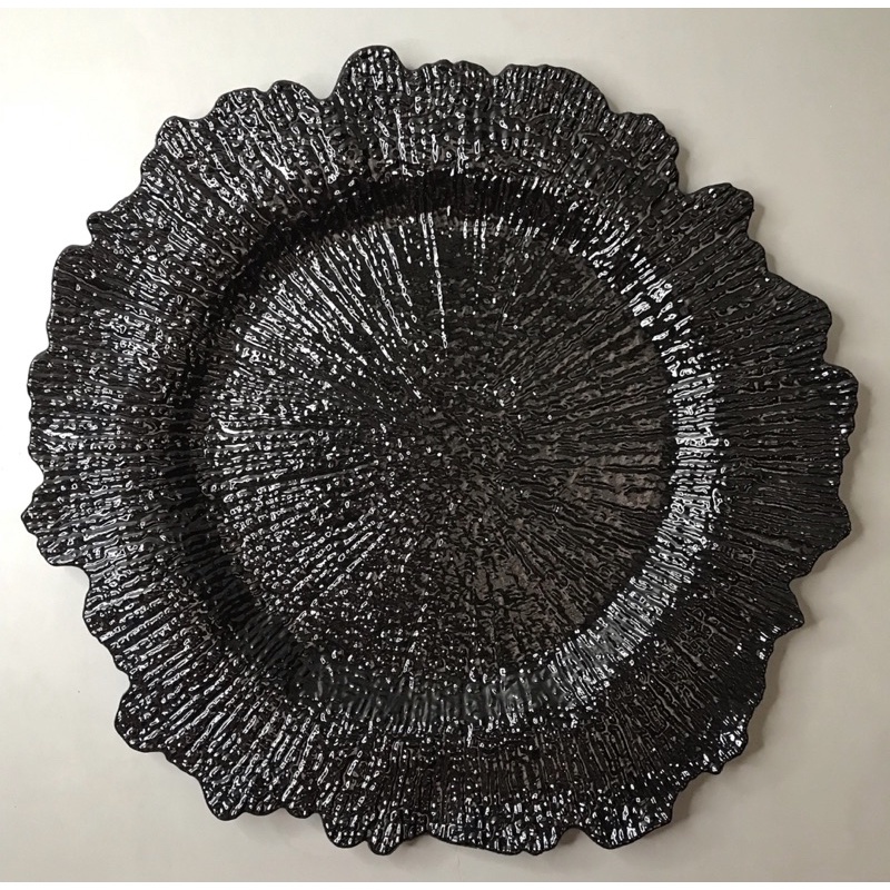 Chimi Plastic Charger Black * plastic plate charger Shopee Philippines