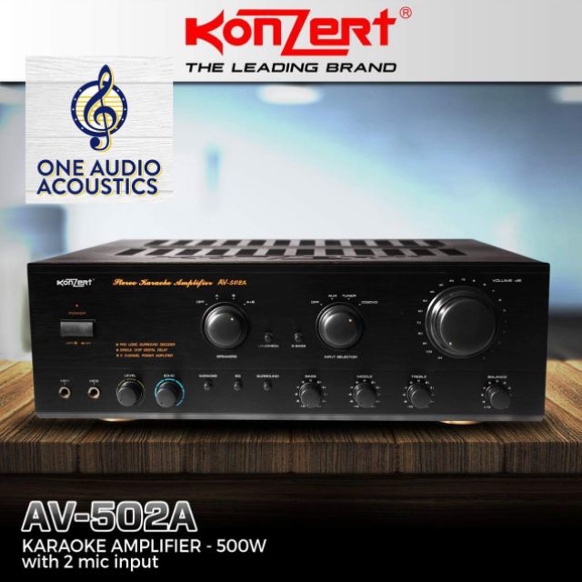 KONZERT AV502A AMPLIFIER Shopee Philippines