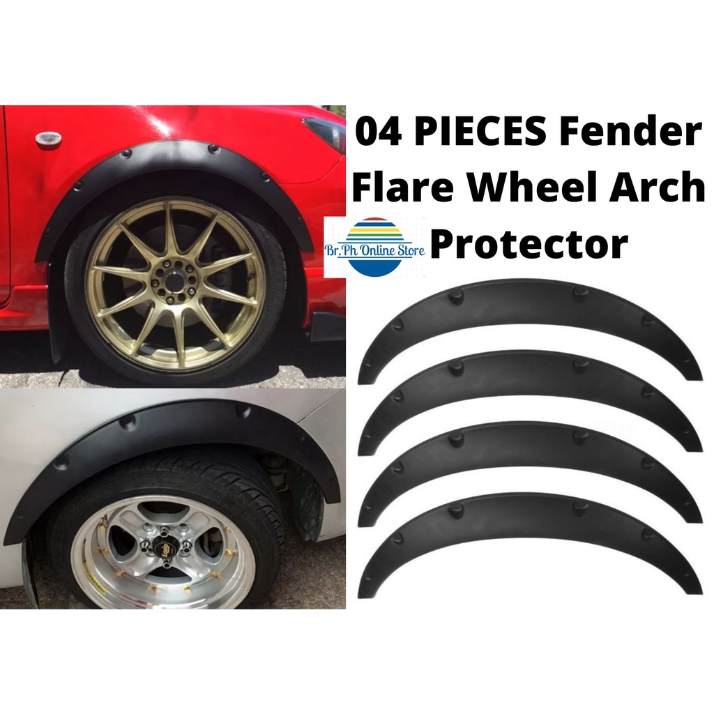 New Arrival Car Fender Flare Wheel Arch Protector PCs/Set Universal