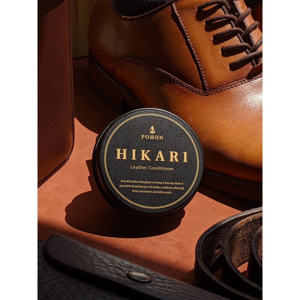 HIKARI Leather Conditioner/cream/cleaner/polish for bags shoes wallet