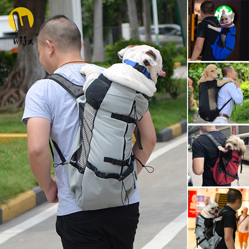 Adjustable Pet Dog Outdoor Travel Backpack For Hiking Cycling Carrier