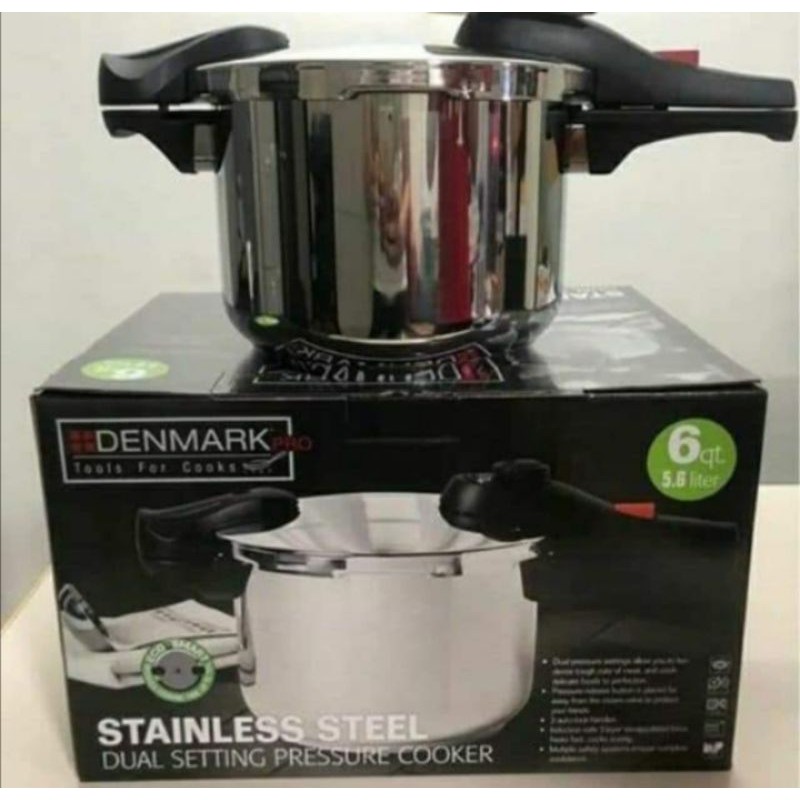 DENMARK STAINLESS STEEL PRESSURE COOKER Shopee Philippines