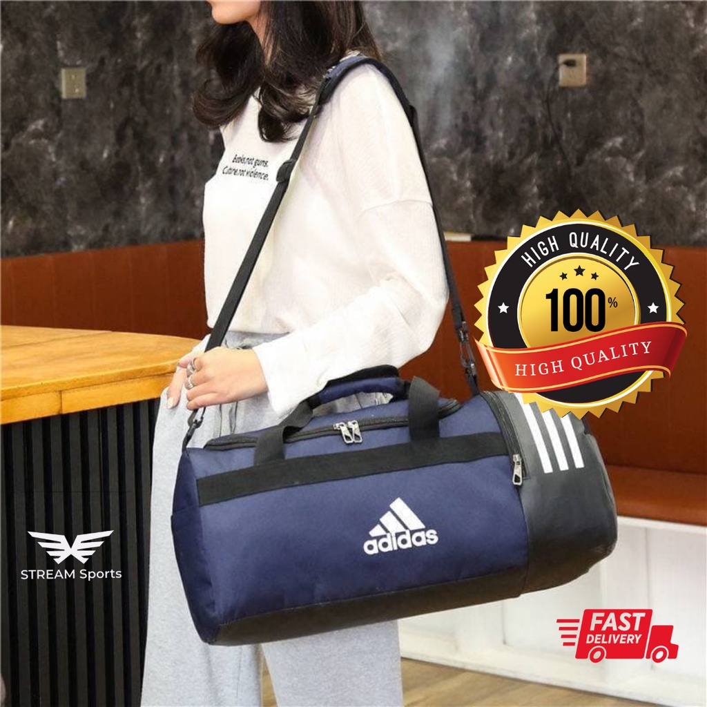 Adidas Gym Sports Travel Duffel Bag Waterproof Unisex Men Women Outdoor