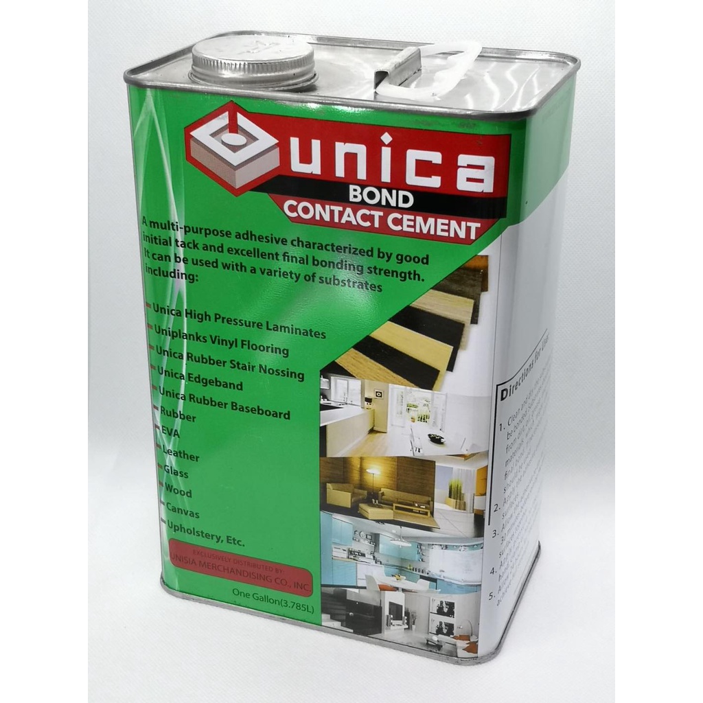 Unica Bond Contact Cement 1 gallon ( Multipurpose Adhesive ) Shopee Philippines
