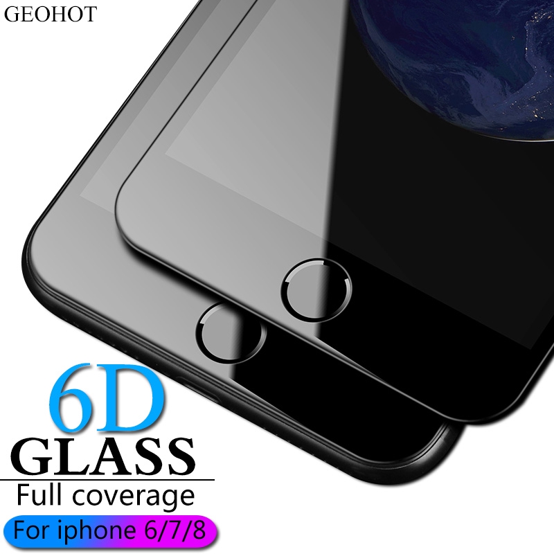 Full Coverage Tempered Glass Compatible for Iphone 7 6 6s 8 Plus XS MAX