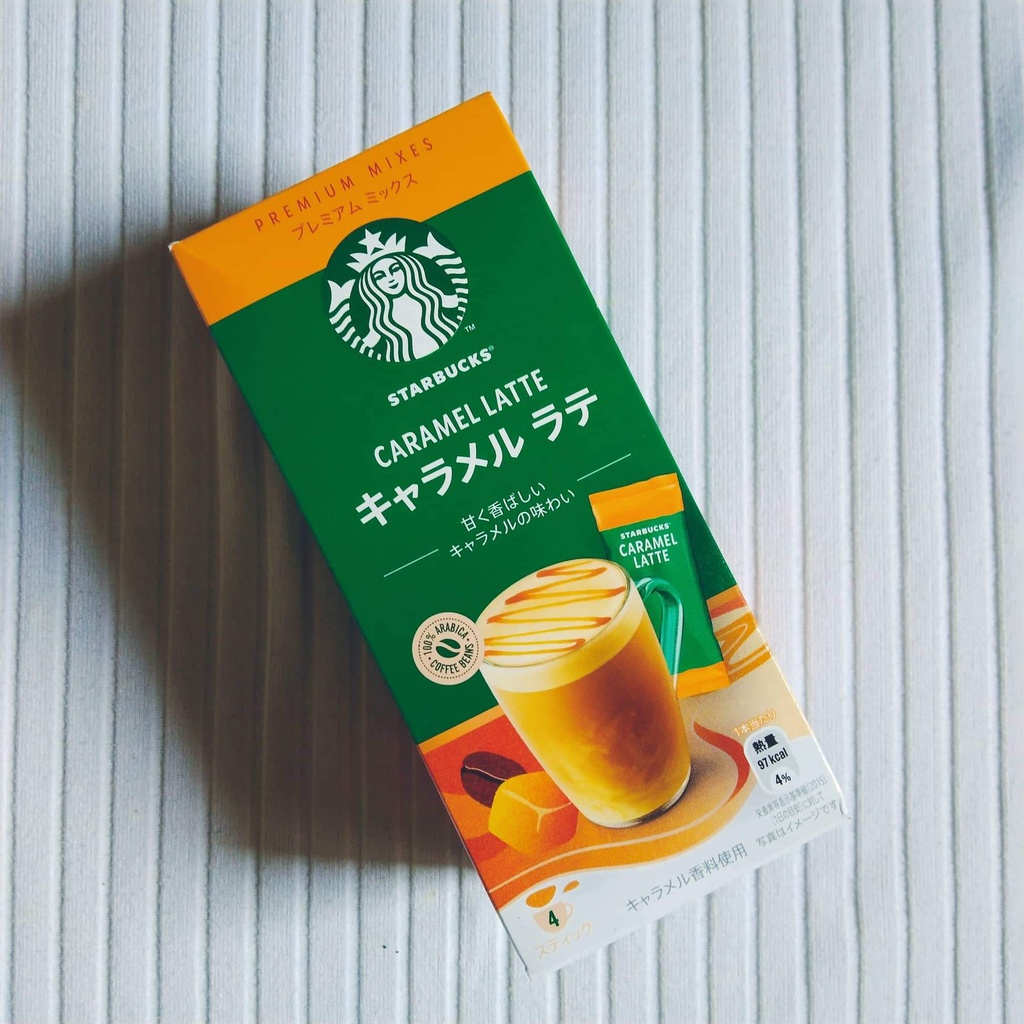 STARBUCKS JAPAN PREMIUM INSTANT COFFEE CARAMEL LATTE Shopee Philippines