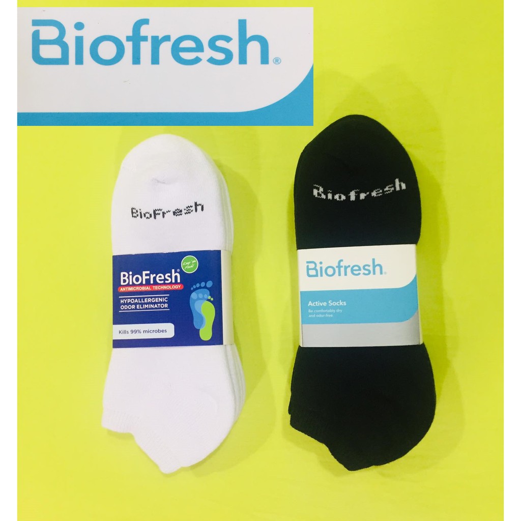 BioFresh Men's Thick Antimicrobial Low Cut Sports Socks RMSKG21 3