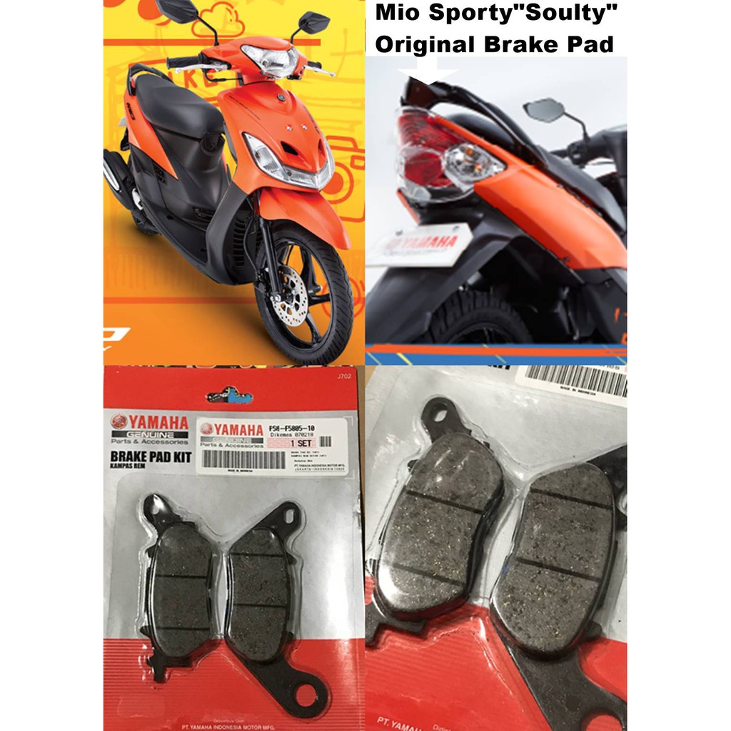 Mio Sporty SOULTY Brake Pad(Original) Shopee Philippines