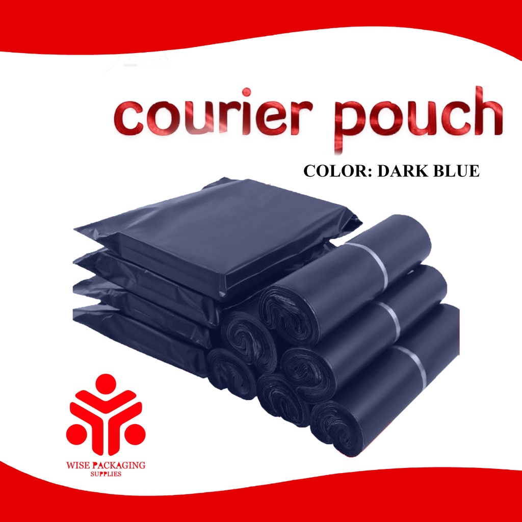(100pcs) Blue Polymailer Pouch/ Courier Shipping Pouch /Self Adhesive