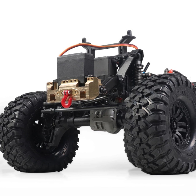 TRX4 CNC Aluminum Multifunctional Front Bumper Mount Servo Winch Brass