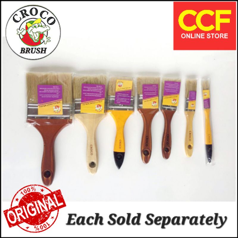 Croco Camel Paint Brush Synthetic Camel White Hair ( Each sold