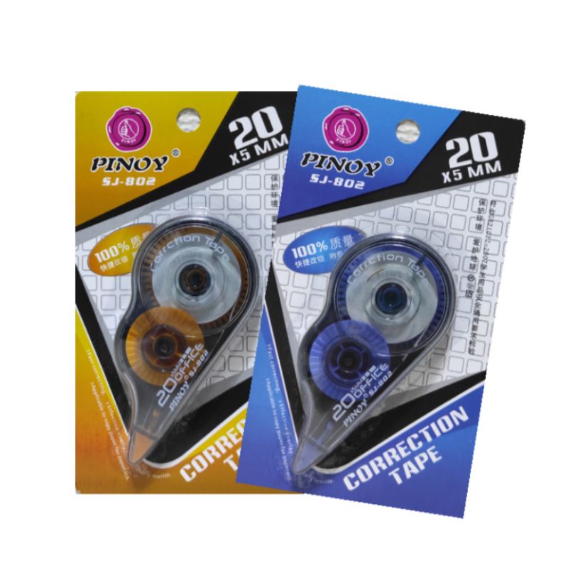 PINOY CORRECTION TAPE 20m×5mm (SJ802) (RANDOM PICK) Shopee Philippines