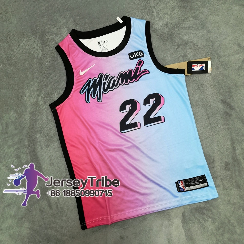 202122 New Original NBA Basketball Men's Jersey On Sale Miami Heat 22 Jimmy Butler Retro City