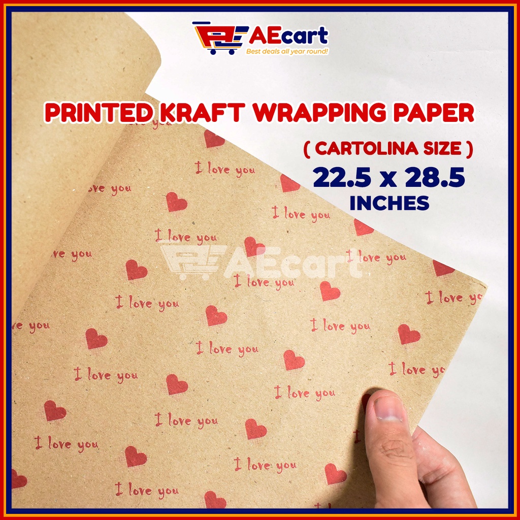 12sheets 𝐏𝐑𝐈𝐍𝐓𝐄𝐃 𝐊𝐑𝐀𝐅𝐓 𝐏𝐀𝐏𝐄𝐑 𝐂𝐀𝐑𝐓𝐎𝐋𝐈𝐍𝐀 22.5"x28.5" 115GSM