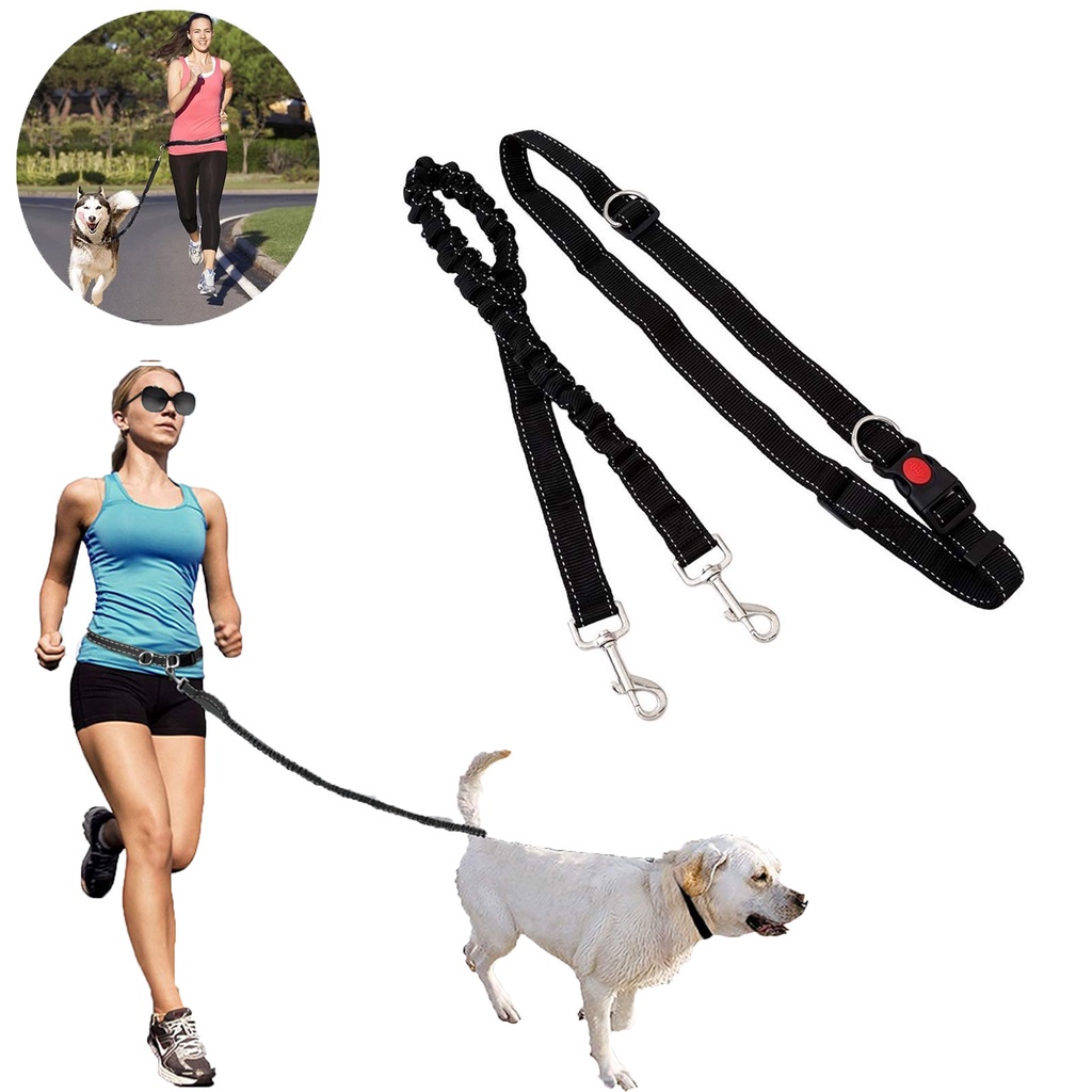 【NORMA】Running Dog Leash Reflect Light Nylon Hand Freely Dogs Harness