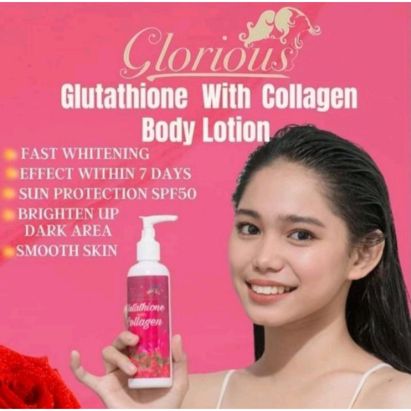 Glorious Glutathione with Collagen Body Lotion Shopee Philippines