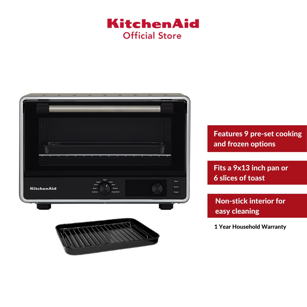 KitchenAid Digital Countertop Oven (21 L) 220 V (Bake, Toast, Broil, Reheat) Shopee Philippines