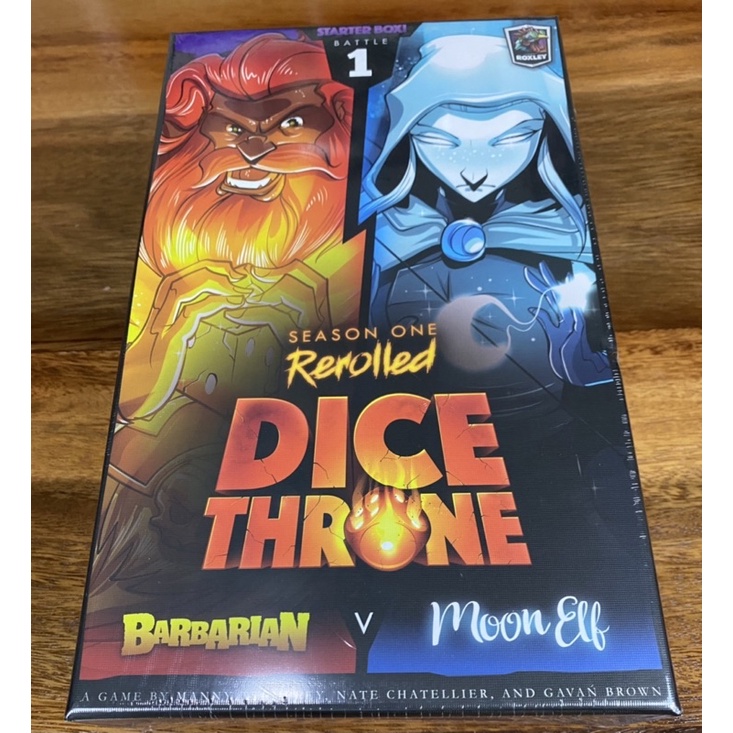 Dice Throne Season One Rerolled Barbarian v. Moon Elf Authentic Board Game Shopee Philippines