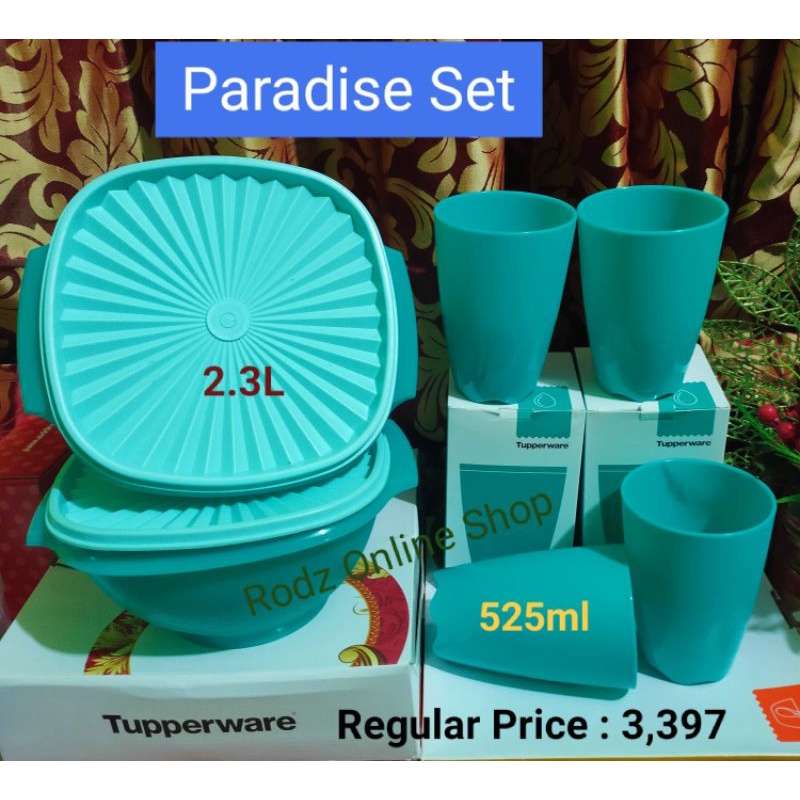 Tupperware 6pc. Paradise Set Shopee Philippines