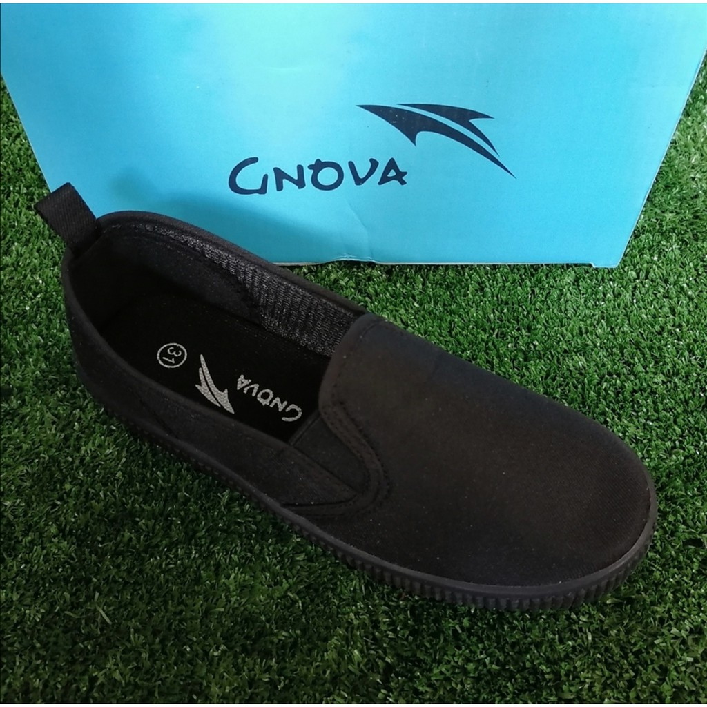 HITAM Gnova Black School Shoes/Black School Shoes (Unisex) Shopee Philippines