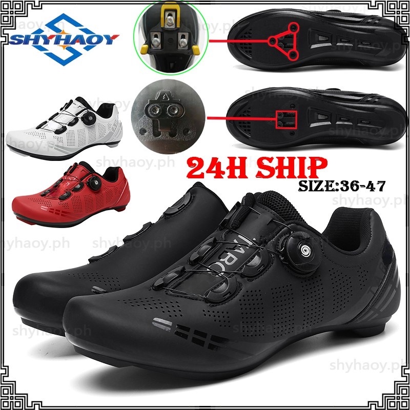 【SHYHAOY】Cycling Shoes Ultralight Carbon Fiber Cycling Shoes Cleats