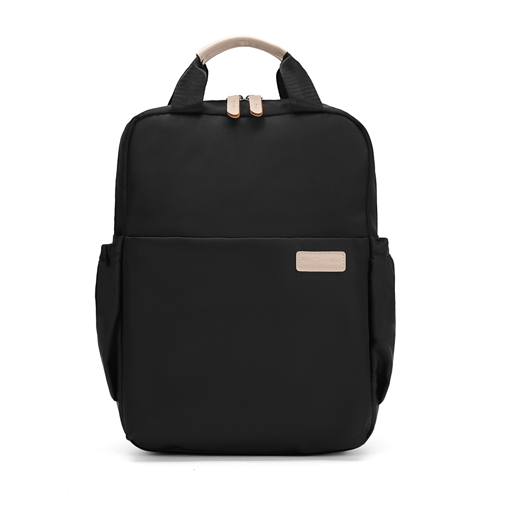 Solid Color Backpack Portable 14 inches Shockproof Laptop Bag Largecapacity Waterproof 15 16