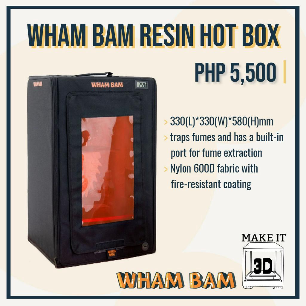 Wham Bam Resin HotBox Resin 3D Printer enclosure Shopee Philippines
